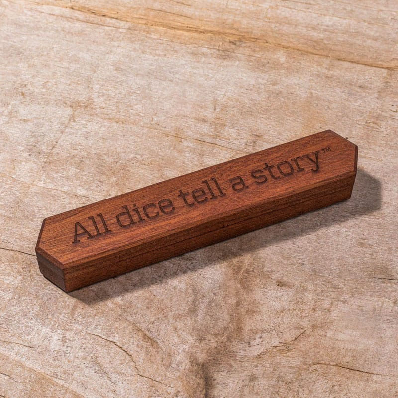 Thumbnail: Dice Box All dice tell a story - Q Workshop Sapelli