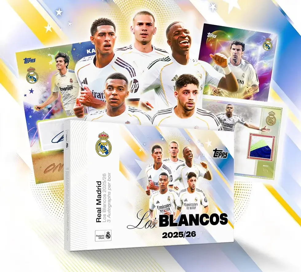 Topps Los Blancos Real Madrid 2025/26 Hobby Box Europe autographs