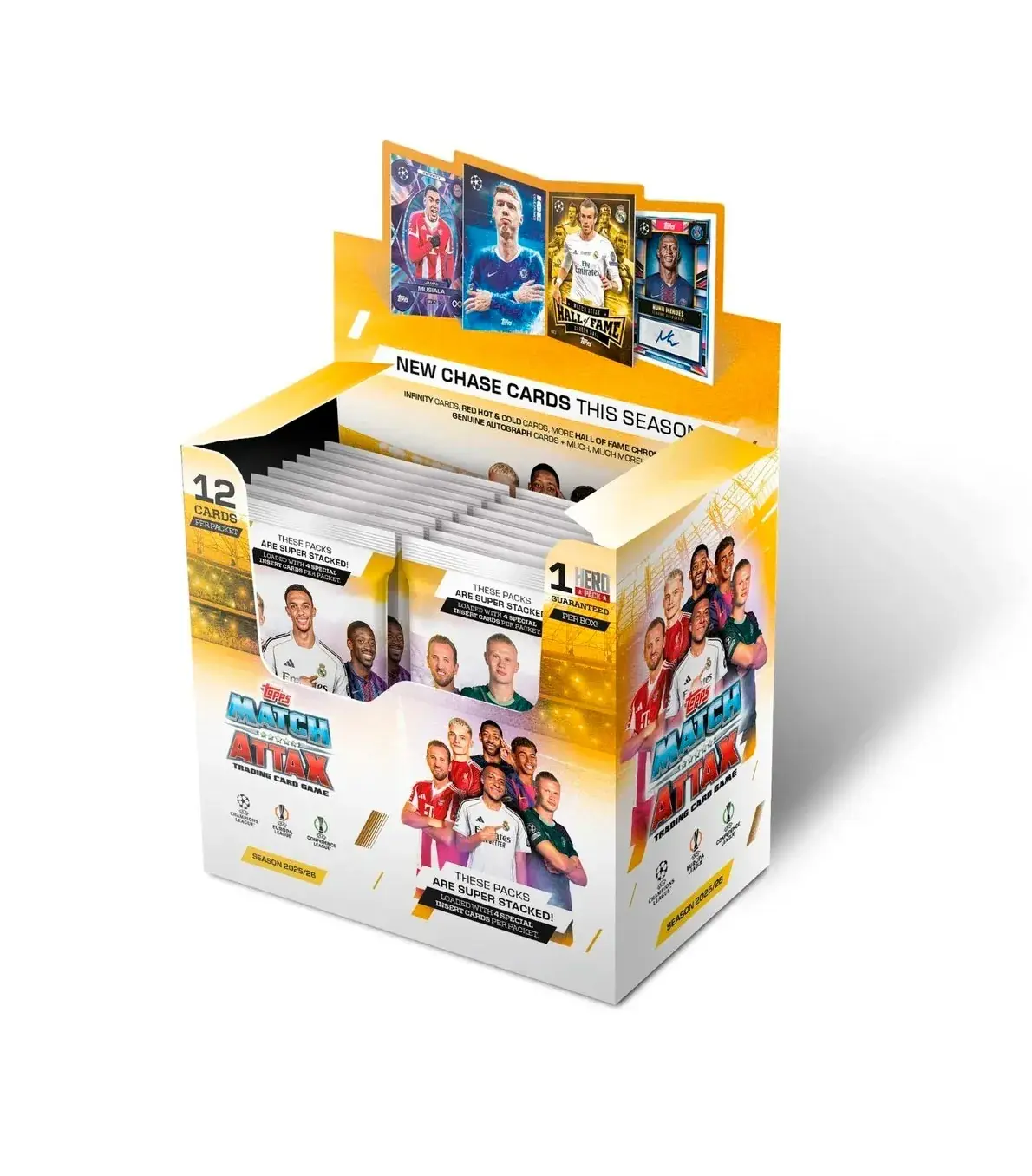 UCC Match Attax 2025/26 Booster Box – Topps UEFA Champions League Trading Cards sportcards