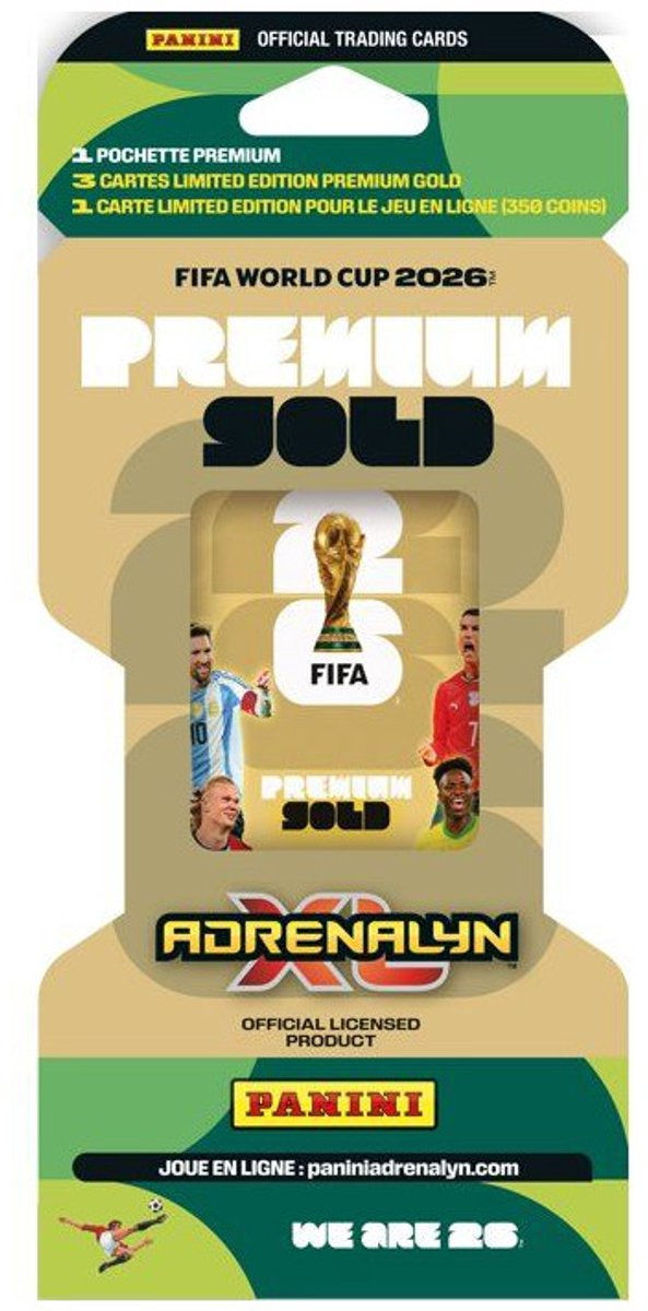 PANINI FIFA Adrenalyn XL Premium OR World Cup 2026 - Gold Blister trade card game sports cards TOPPS
