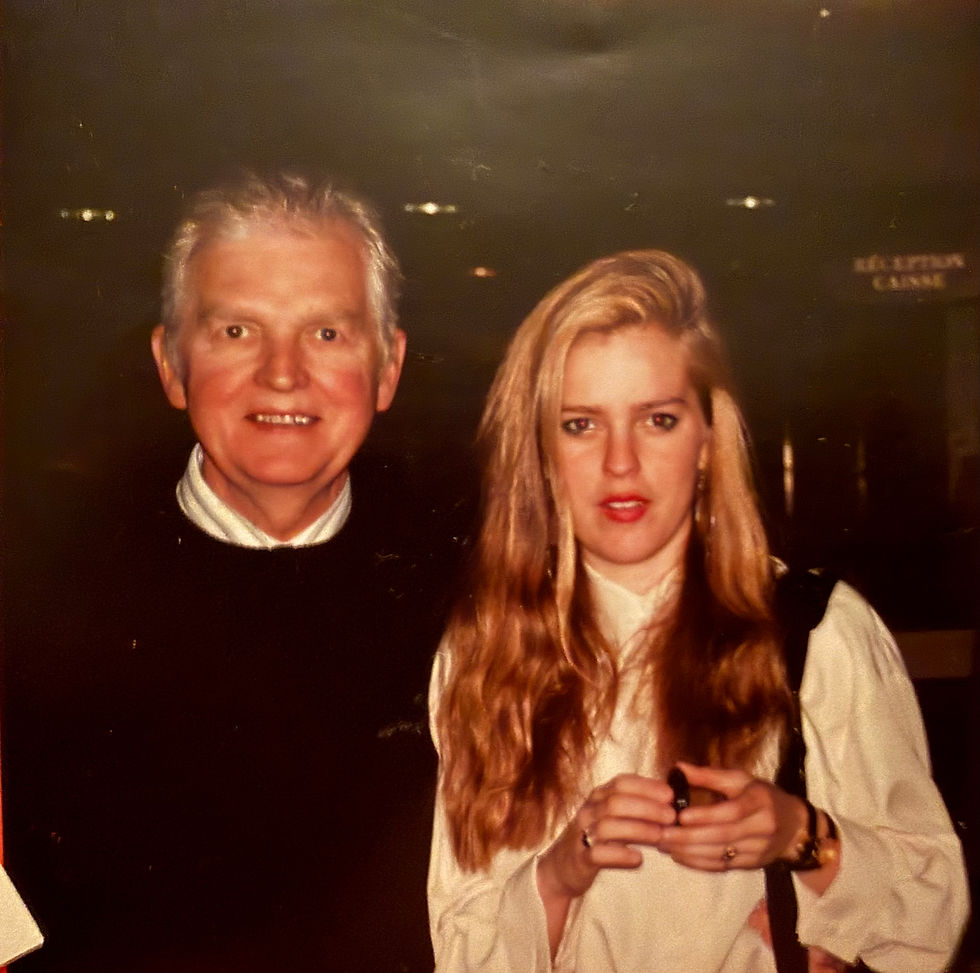 My beloved father would meet me at my sales meetings while I was in Montreal with Abbott Laboratories, a Fortune 500 company. We would always meet in the lobby or downtown and then hang out. As soon as my father became ill with cancer, I made sure I would get a promotion to Montreal to help him out as New Brunswick was too far. I succeeded so much at getting a promotion because I had to do a presentation to all the executives that everyone important in the company found out who I was because my presentation blew them away. No one at the company knew the fire in my belly was my father and being close to him with his liver cancer and trying to help him financially.
