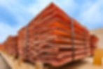 Piles of copper cathode