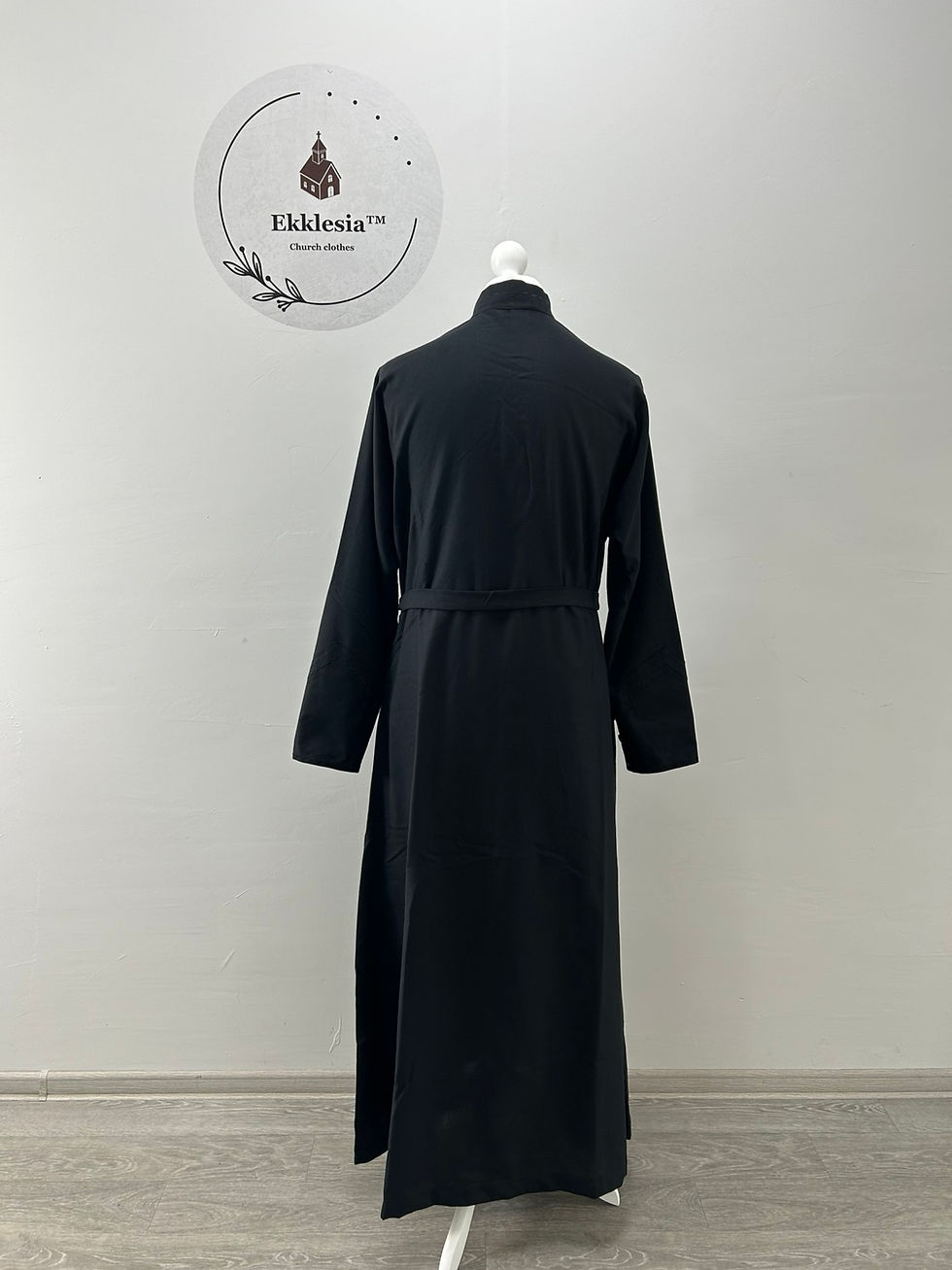 Thumbnail: Orthodox cassock in thin summer cotton - Slavic style embroidered cassock