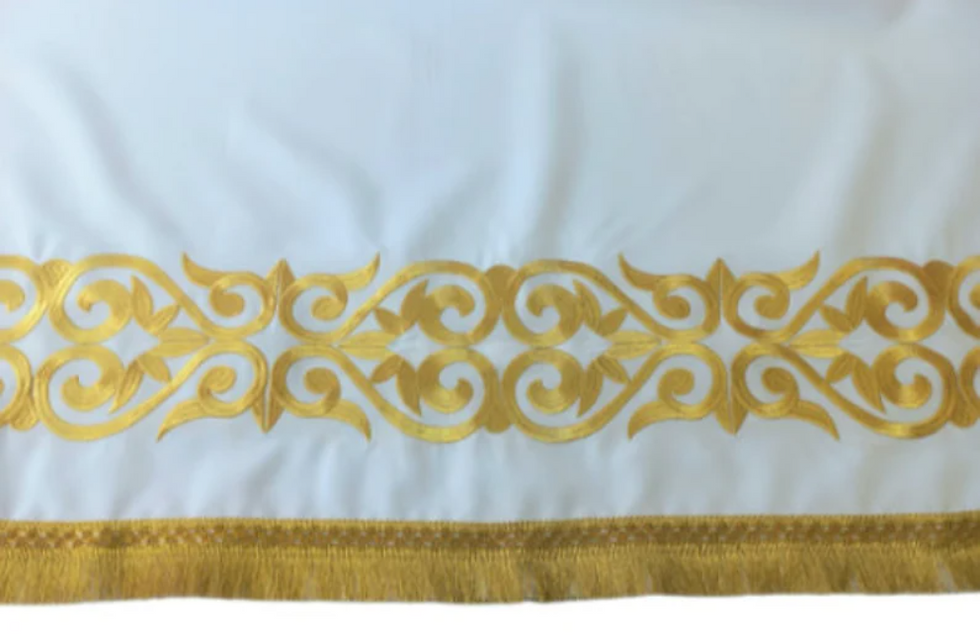 Embroidered Stikhar - podriznik - Priest stikhar - Altar vestment - Sticharion