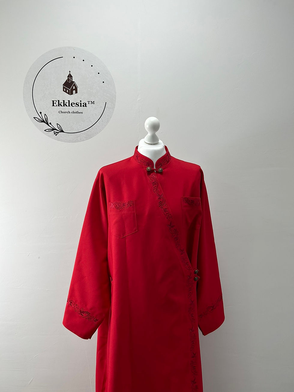 Thumbnail: Orthodox cassock - Greek style Cassock- Greek Cassock in gabardine