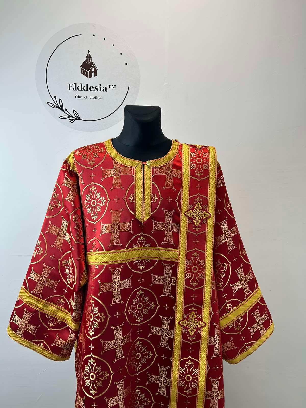 Vestment for deacon - Orthodox sticharion, orar, and cuffs - Liturgical vestment