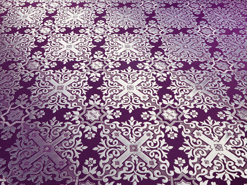 Nicomedia - Nonmetallic Greek Brocade - Church Brocade - Liturgical Brocade