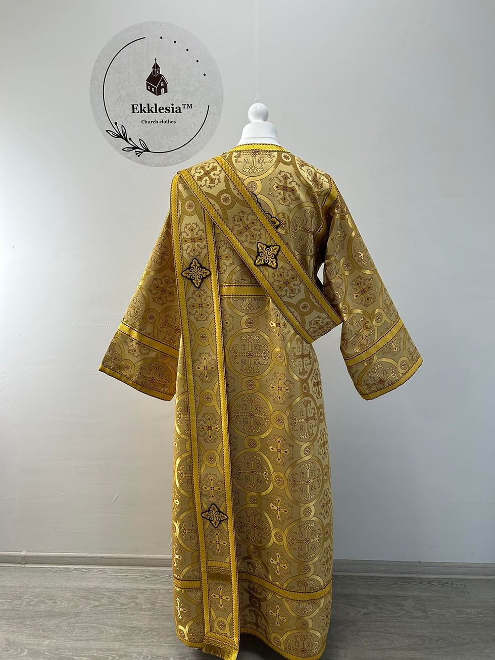 Thumbnail: Orthodox sticharion for protodeacon - Deacon's alb - Liturgical stichar