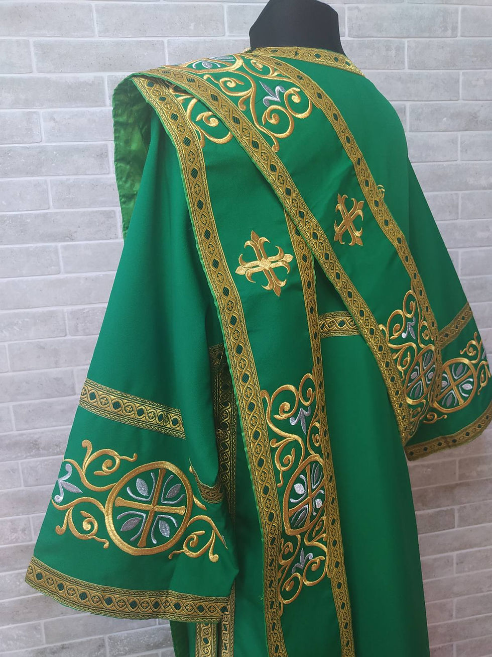 Thumbnail: Protodeacon's sticharion - Deacon's embroidered alb - Orthodox Vestment stikhar