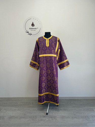 Violet Orthodox sticharion - Church stikhar - Altar Server Reader Robe ...