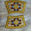 Thumbnail: Gold stole and cuffs - Priest's communion set in brocade - Orthodox epitrachil