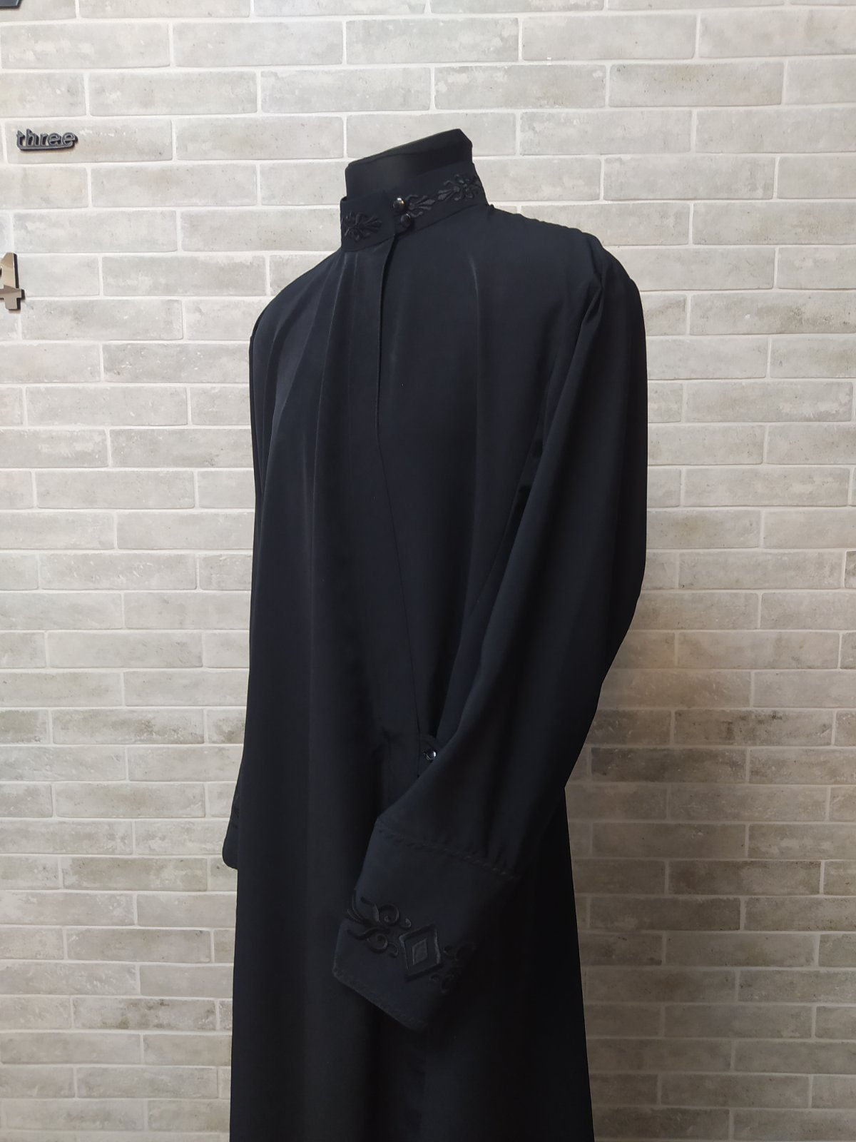 Slavic style Orthodox cassock with the embroidery - Cassock for a priest