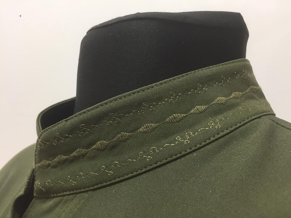 Thumbnail: Greek style cassock for Chaplain - Orthodox cassock in khaki - Inner cassock for