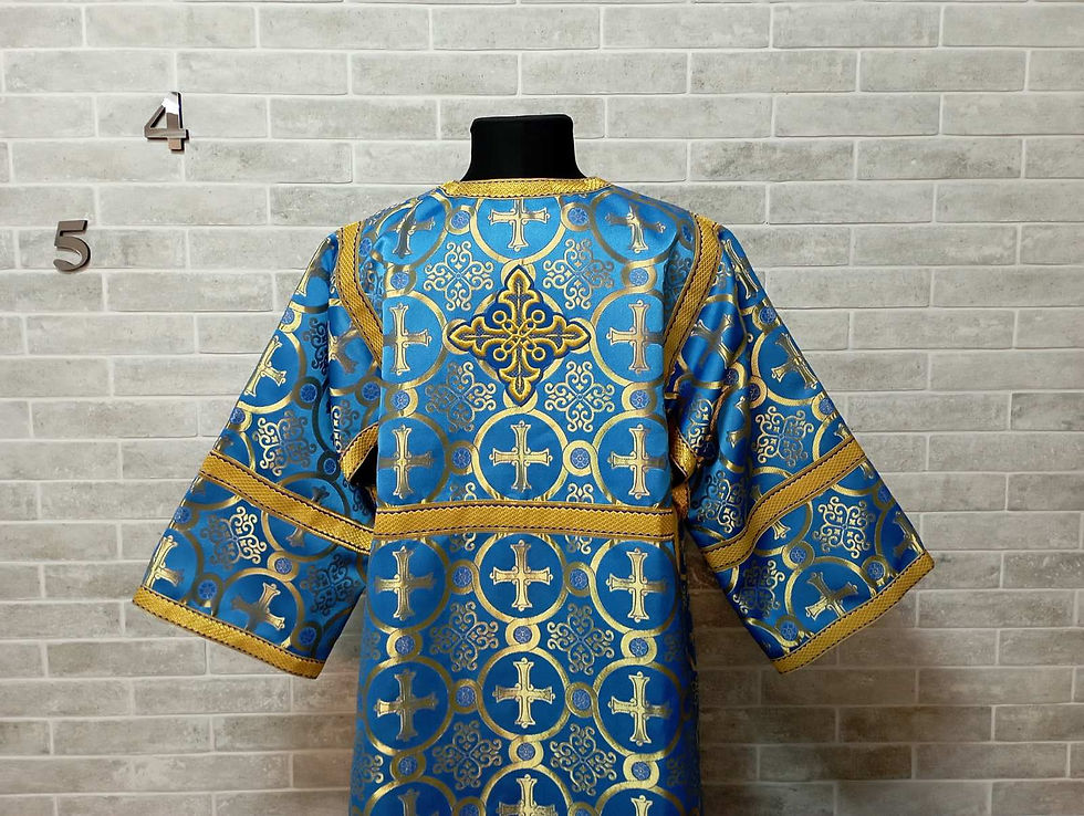Thumbnail: Altar Server Reader Robe - Stikharion - Surplice - Rochet - Alb liturgy costume