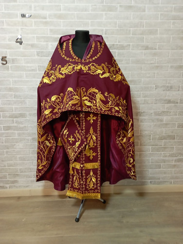 Priest Robe Russian Priest vestment - Priest robe - Clothes for priest - Sacred Slavic ...