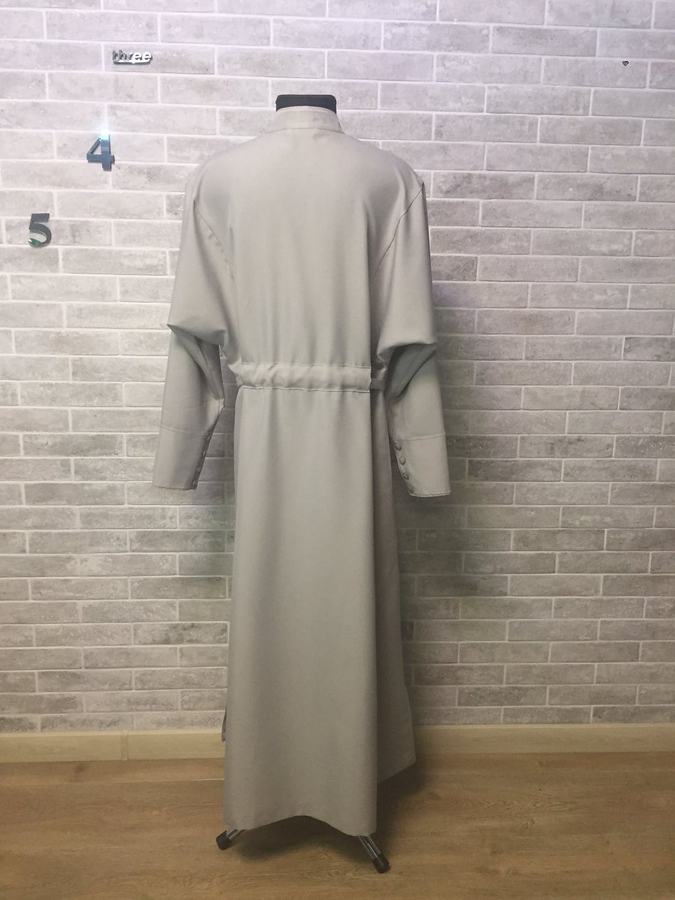 Thumbnail: Orthodox Greek cassock in gabardine - Inner cassock for priest - Seminarian