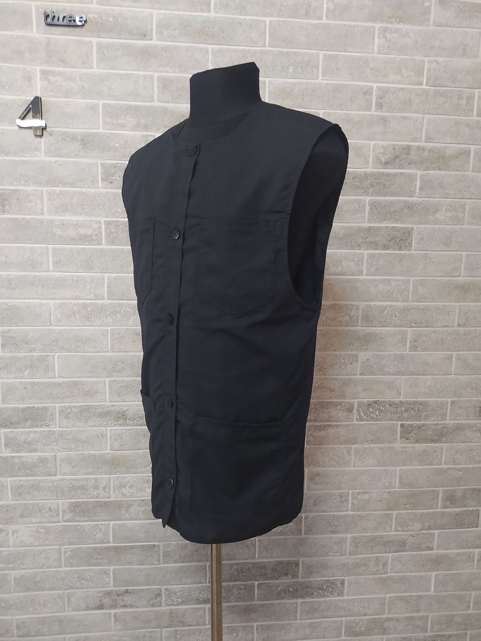 Thumbnail: Summer Vest with 4 pockets - Waistcoat - Orthodox priest light coat - Church