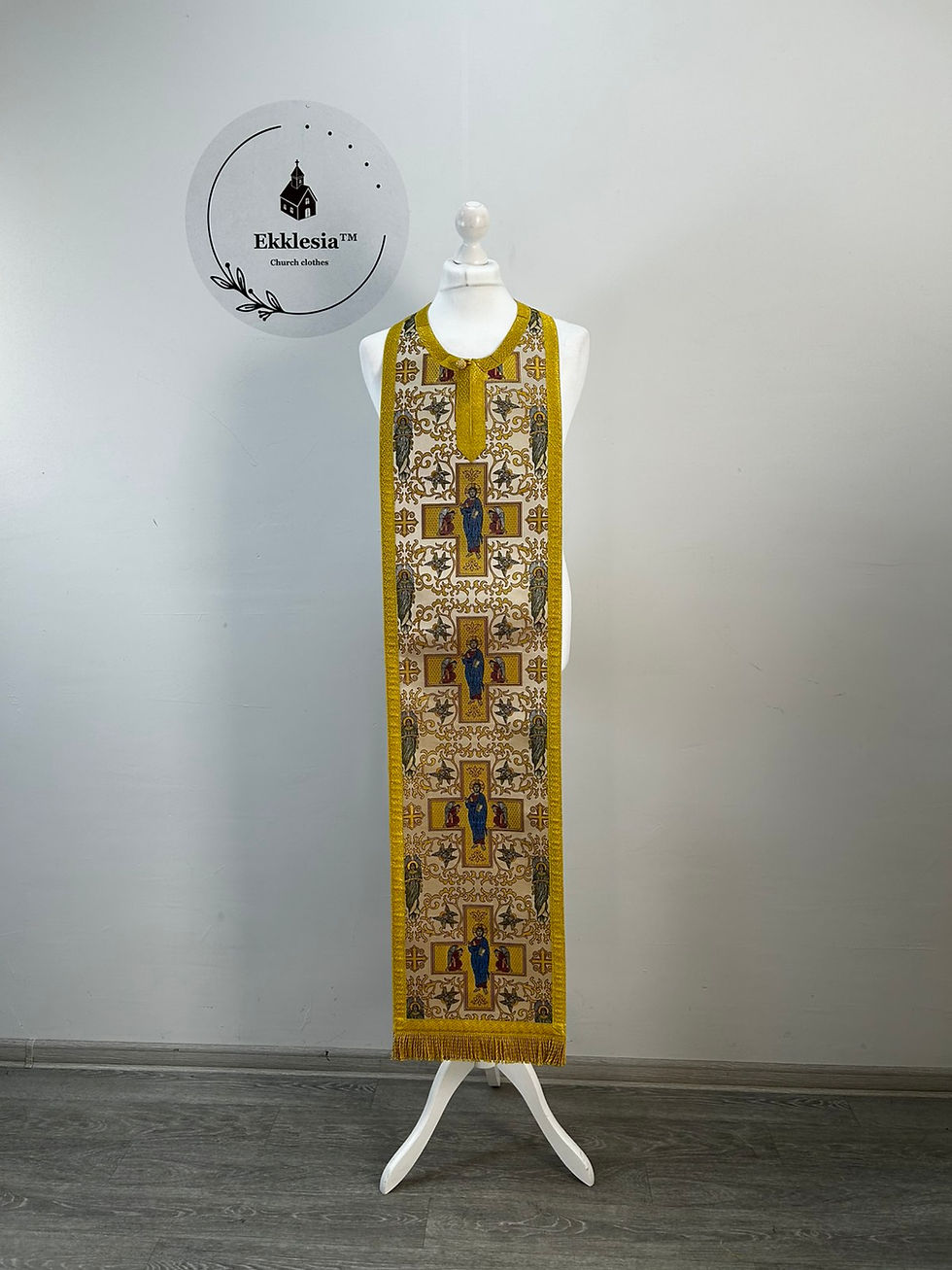 Thumbnail: Priest's vestment unique brocade - Orthodox vestment set - Greek style phelon