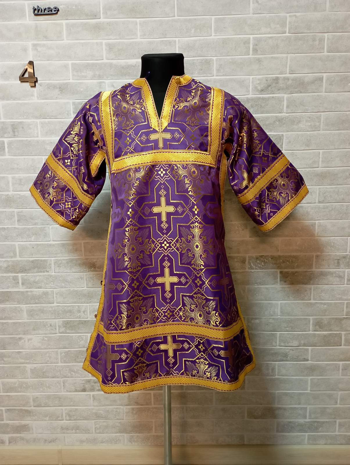 Children's sticharion (up to 150 cm) - Children's Altar Server Reader Vestment