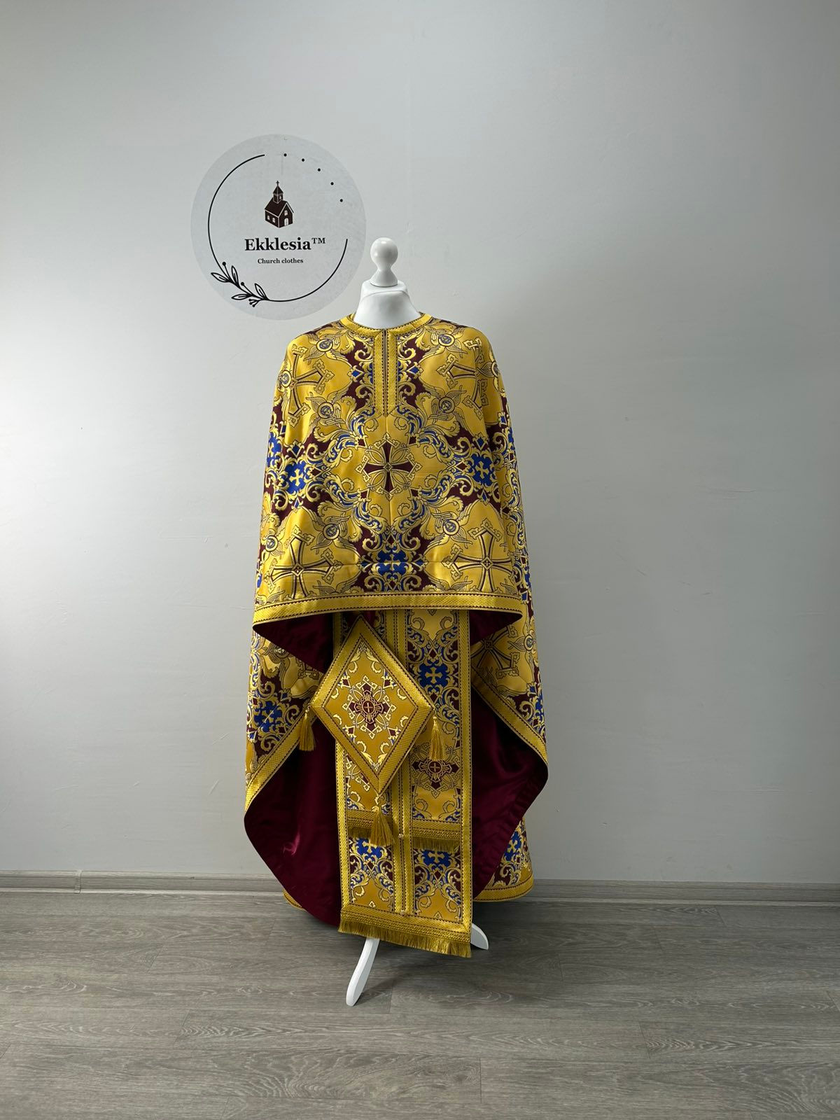 Greek style vestment for priest - Orthodox liturgical vestment in brocade