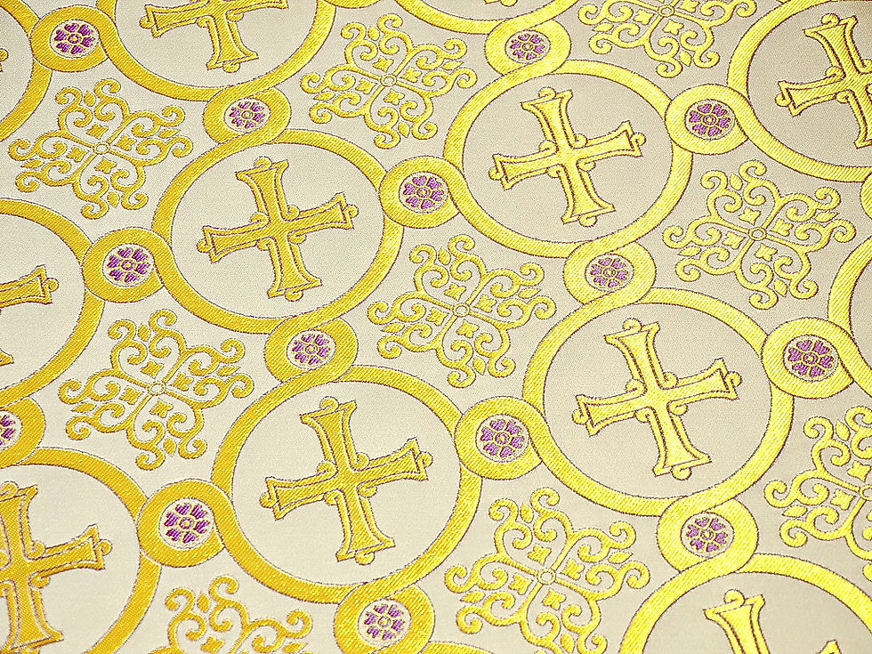 Thumbnail: Corinth - Nonmetallic Greek Brocade - Church Brocade - Liturgical Brocade - Prie