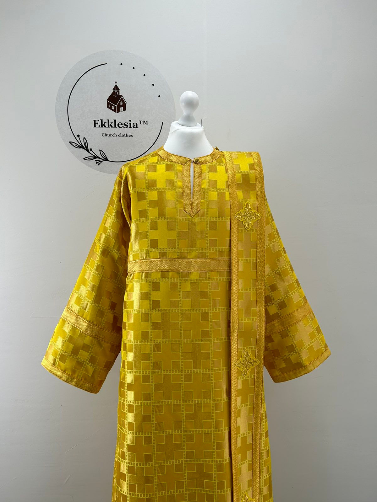 Deacon's sticharion - Deacon's alb - Orthodox Vestment - Stichar in brocade
