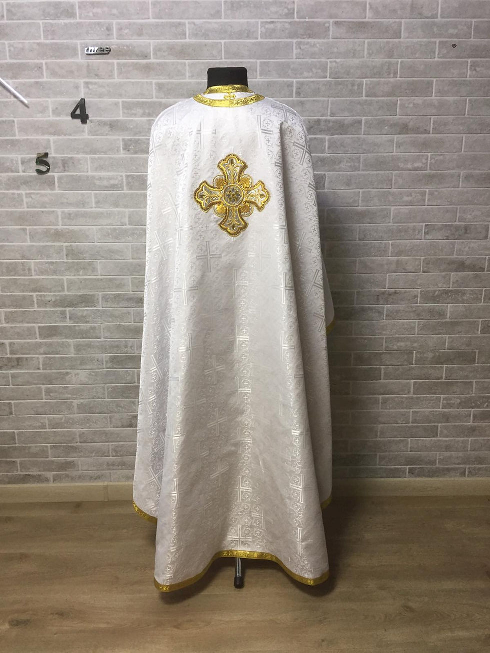 Thumbnail: Greek vestment set with decorative stones - Priest robe - Orthodox vestments