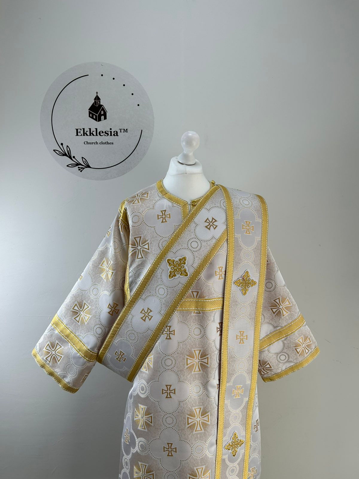 Liturgical vestment for deacon - Stichar and orar - Stikharion, orar, cuffs