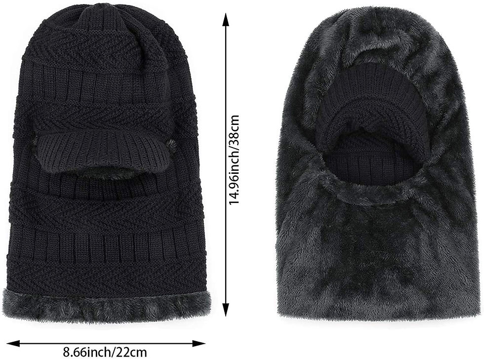 Miniatura: GORROS CON VICERA Y CUELLERA