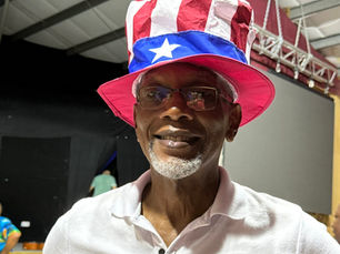 The Camerhogne Boat sails towards CARIFESTA XV