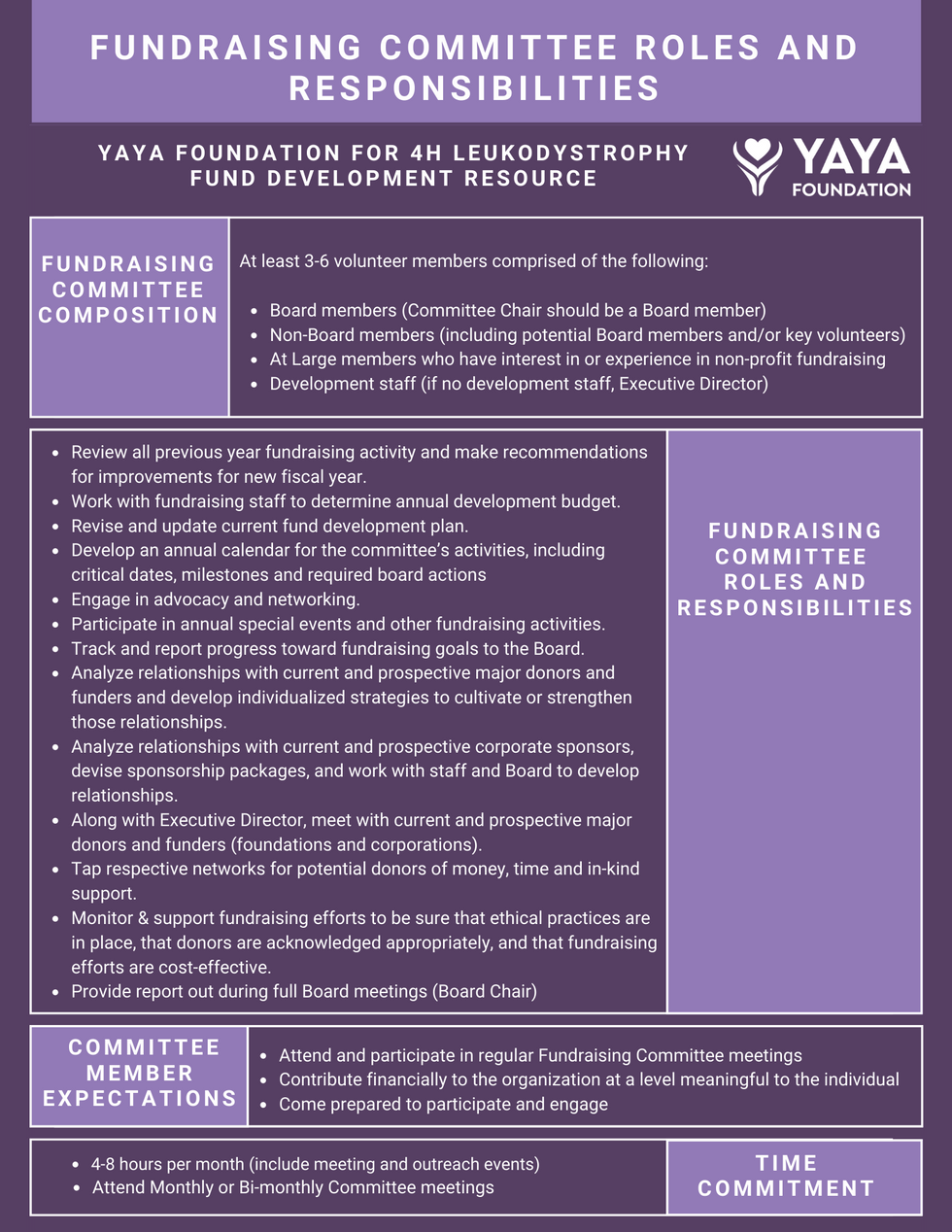 Copy of Yaya Foundation Fundraising Committee Roles and Responsibilities (2)