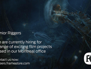 Senior Riggers for Framestore Montreal
