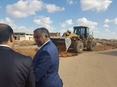 الحكم المحلي بحكومة الوفاق الليبي يقوم بزيارة الي مدينة تاورغاء