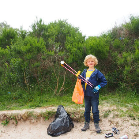 Beach and Riverside litter pick