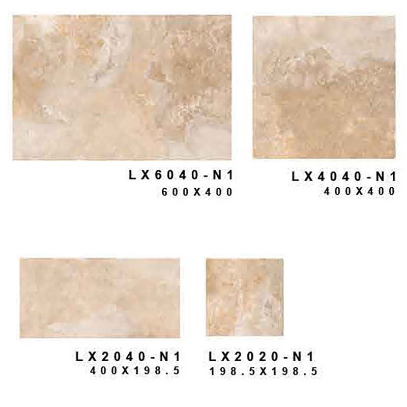 縮圖：意大利設計磁磚 N1 萊姆石 limstone tile 地磚 20×20 20×40 40×40 40×60cm 規格拼裝