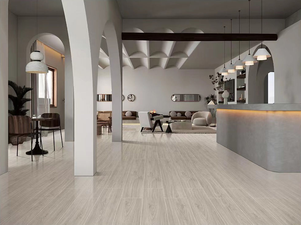 縮圖：中國佛山磁磚 FOSHAN Tiles 木紋磚 Wood Grain Brick 地磚 啞光 SD66192 20×120cm