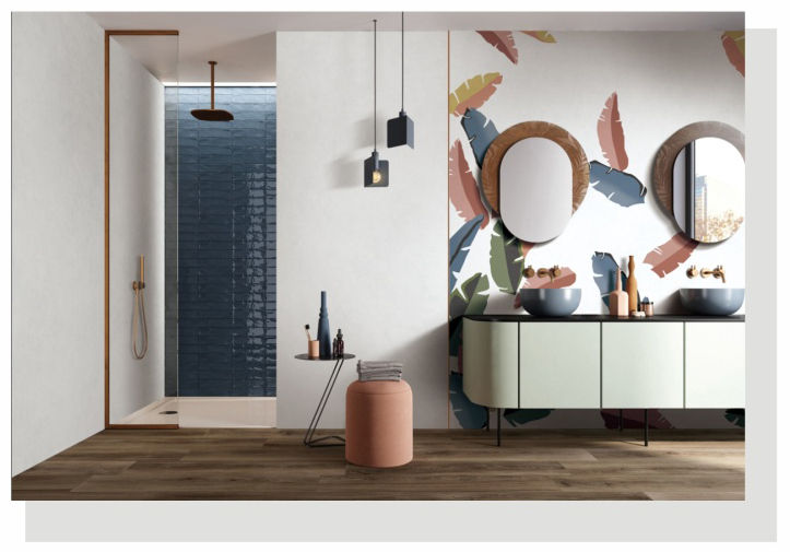 縮圖：Art Tiles 藝術磁磚 800x2600mm 四季相伴 藝術岩板 Sintered Stone 背景牆 Backdrop