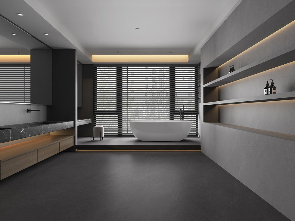 縮圖：意大利設計磁磚 Italian Design Tiles 砂岩 淺灰 CX75024GY 75×150cm 地磚 牆磚 柔光磚 半拋幹粒工藝 啞柔面