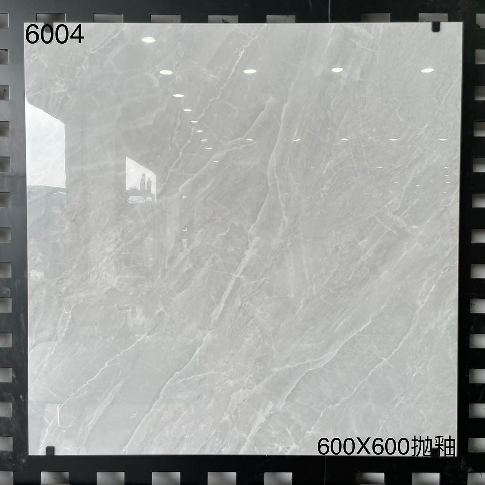 縮圖：中國佛山磁磚 China Foshan Marble Tiles Glossy 6004 大理石磁磚 地磚 牆磚 釉面磚 亮光面 60×60cm