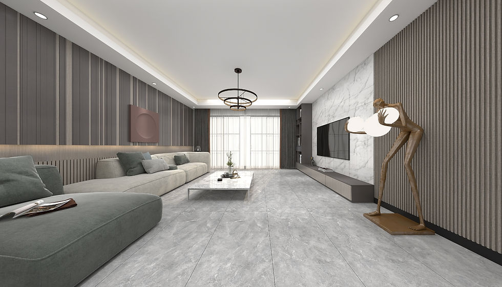 縮圖：中國佛山磁磚 China Foshan Marble Tiles Glossy 大理石磁磚 連紋磁磚 地磚 牆磚 釉面磚 126E6011L 60×120cm