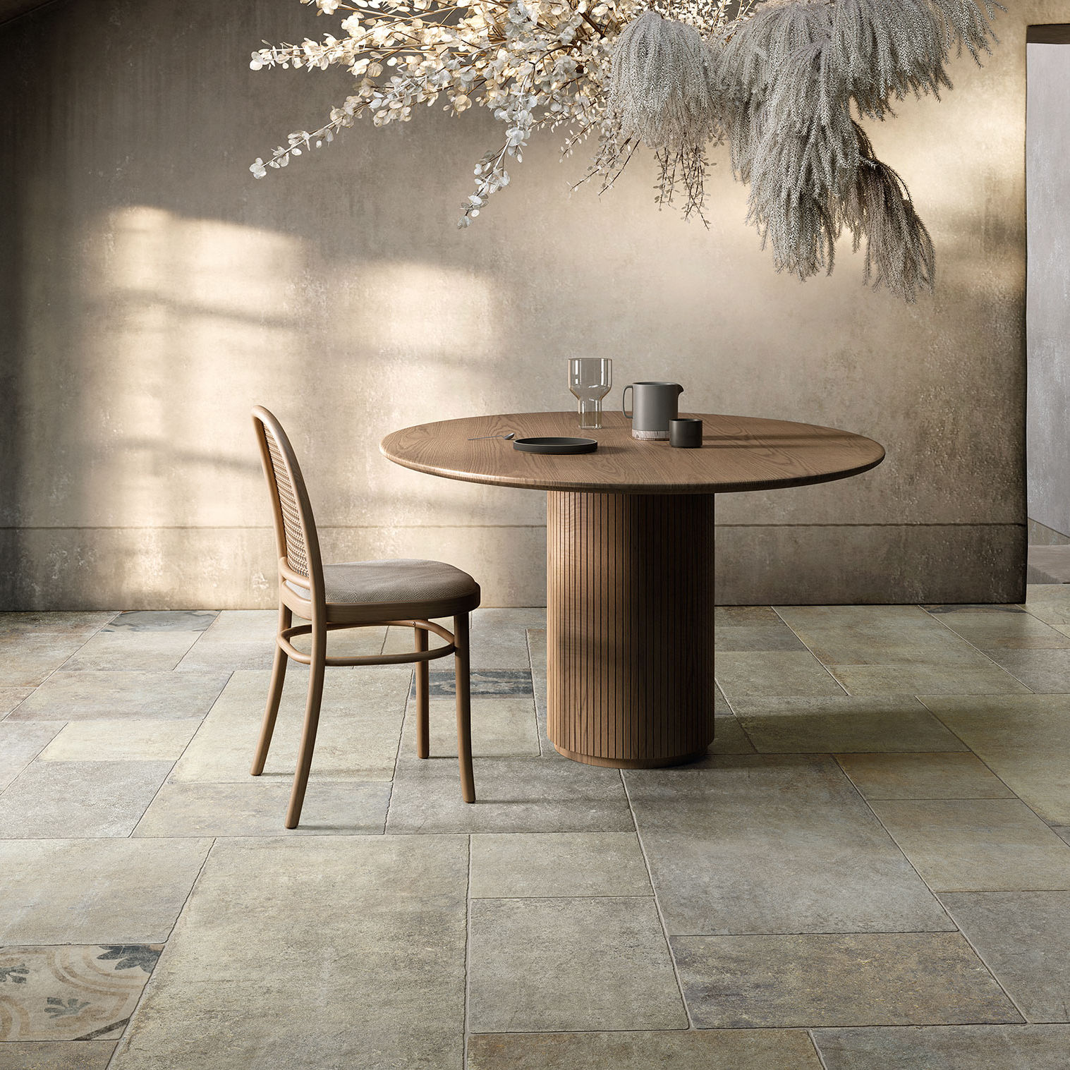 意大利 Italy RICCHETTI 3.33×3.33cm DECO HERITAGE NOIR 花磚 藝術磚 詫寂風 十三個面隨機發貨