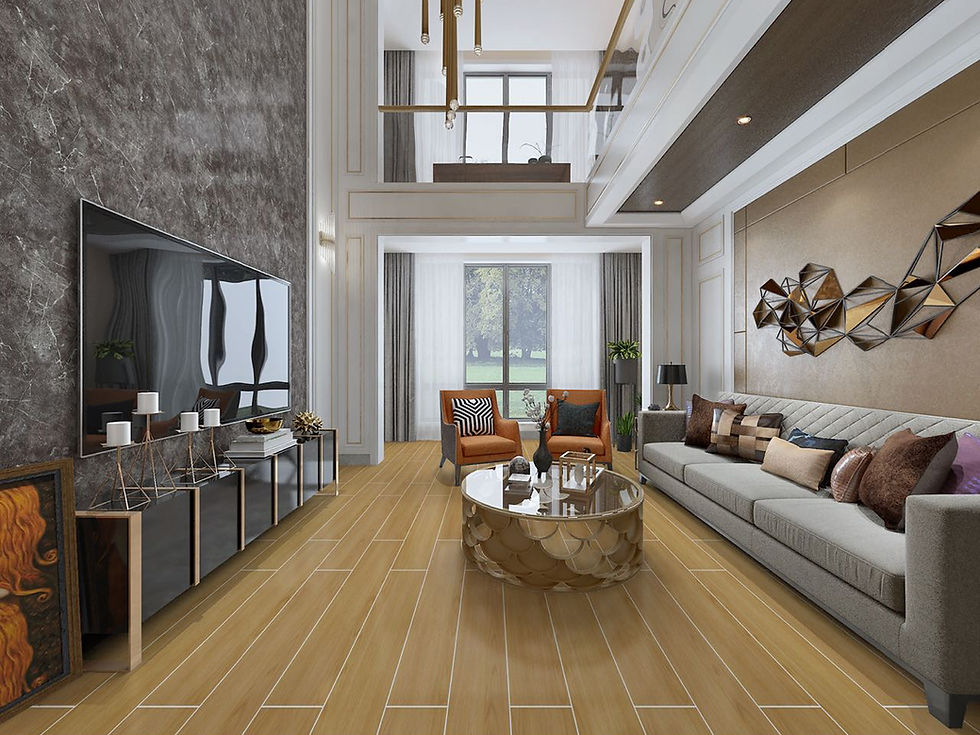 縮圖：中國佛山磁磚 FOSHAN Tiles 木紋磚 Wood Grain Brick 地磚 啞光 N1223 20×120cm