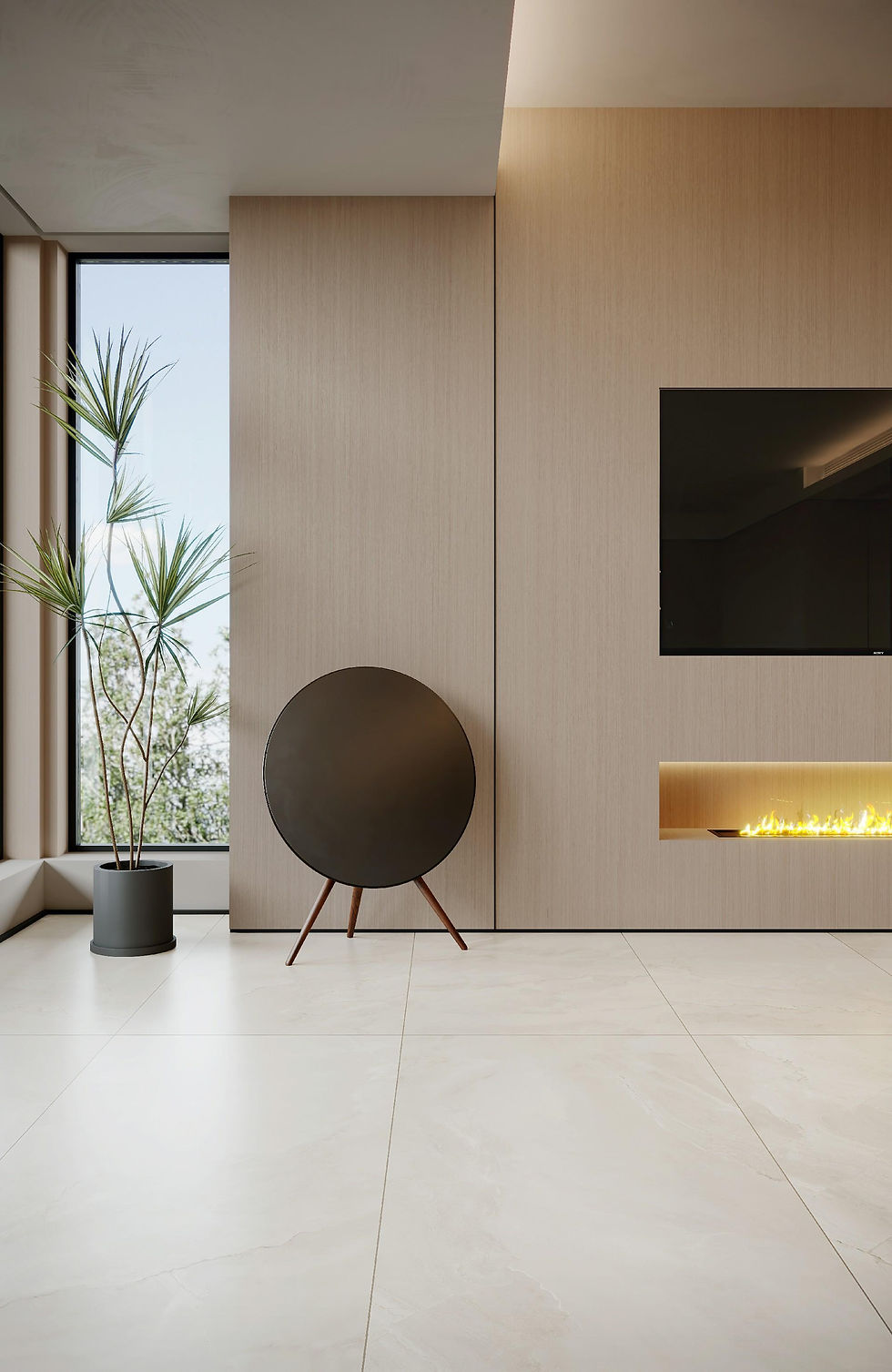 縮圖：意大利設計磁磚 Italian Design Tiles 冰川熔岩 CX612T53 60×120cm 地磚 牆磚 柔光磚 半拋幹粒工藝 啞柔面