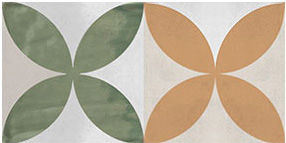 縮圖：西班牙 Spain Cifre S3672FK3 S3672FK31 S3672FK32 12.5×25cm DÉCOR MORE RUBI吸水磚 花磚 藝術磚