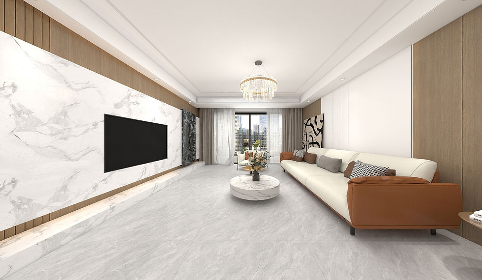 縮圖：中國佛山磁磚 China Foshan Marble Tiles Glossy 大理石磁磚 連紋磁磚 地磚 牆磚 釉面磚 126E6145L 60×120cm