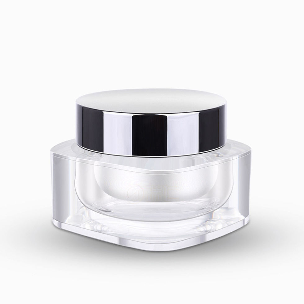 Thumbnail: 20g, 30g & 50g Square Acrylic Cream Bottle Electroplating Cover