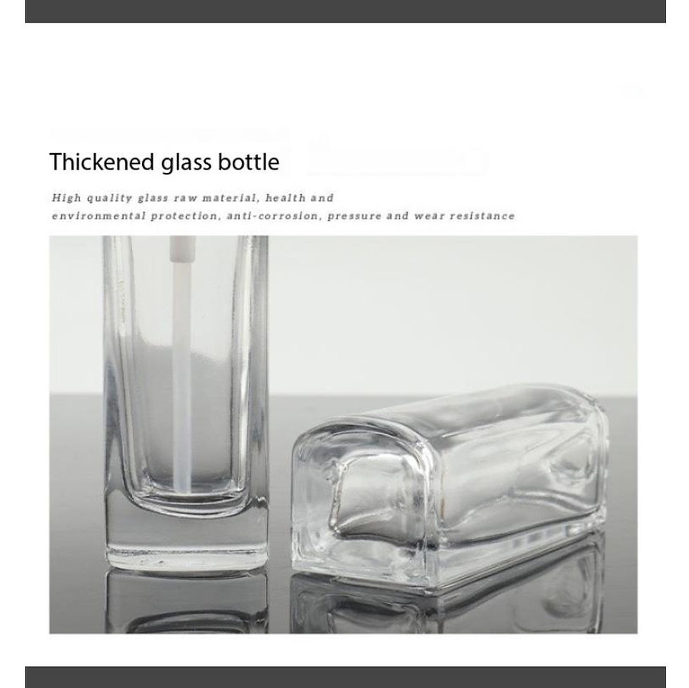Thumbnail: 30ml Square Transparent Bottle Lotion Sub-Package Empty Bottle BB cream