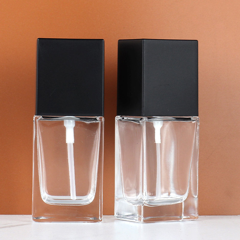 Thumbnail: 30ML Foundation Bottle Square Bottle Lotion Essence Cream Glass
