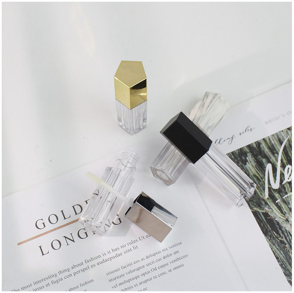Thumbnail: Pentagonal Lip Gloss Tube Lip Gloss Tube Plastic