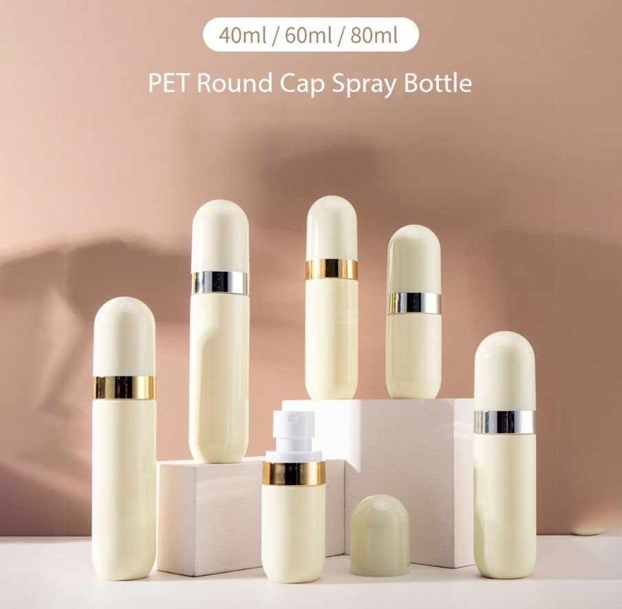 Thumbnail: 40ml60ml80ml Small Capsule Travel Fine Mist Bottle